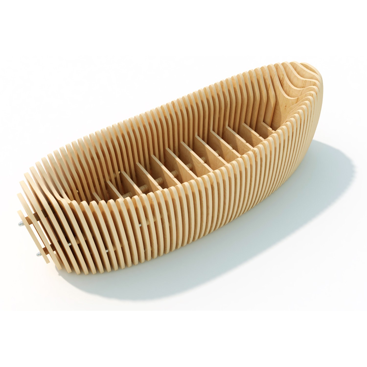 Parametric bench C1.1 — view · photo 2 of 3